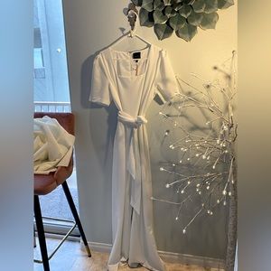 🤍✨WHITE PANTSUIT by ALEX MARIE🤍Large NEW🤍✨